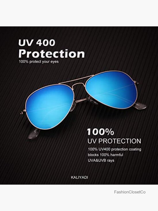Classic Aviator Sunglasses Polarized UV Blocking Driving main image 4